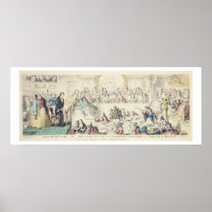 Poster Le non-respect de la promesse - dessin humoristiqu