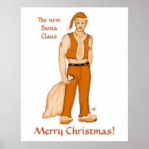 Poster Le nouveau Père Noël - Joyeux Noël !