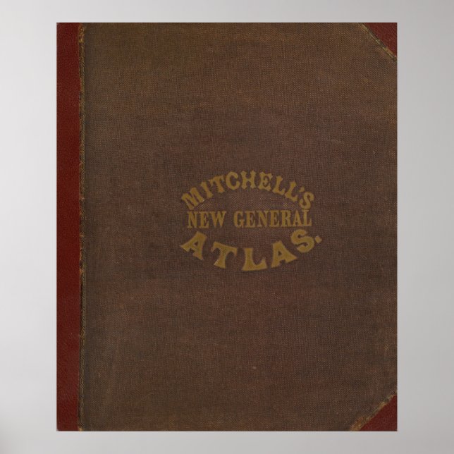 Poster Le nouvel atlas général de Mitchell (Devant)