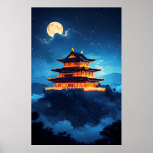 Poster Le Palais Céleste à Minuit