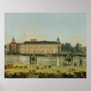 Poster Le Palais d'Aranjuez, 1756 (huile sur toile)