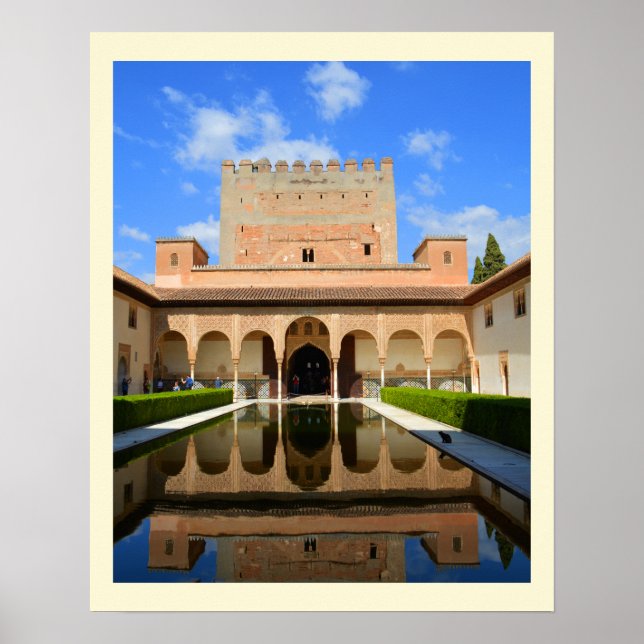 Poster Le palais de l'Alhambra (Devant)