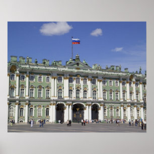 Poster Le Palais d'Hiver, Saint-Pétersbourg, Russie (RF)