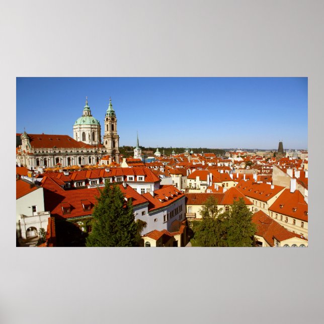 Poster Le panorama de Prague (Devant)