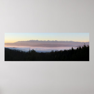 Poster Le panorama des Tatras