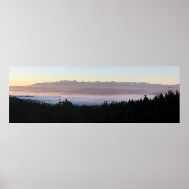 Poster Le panorama des Tatras (Devant)