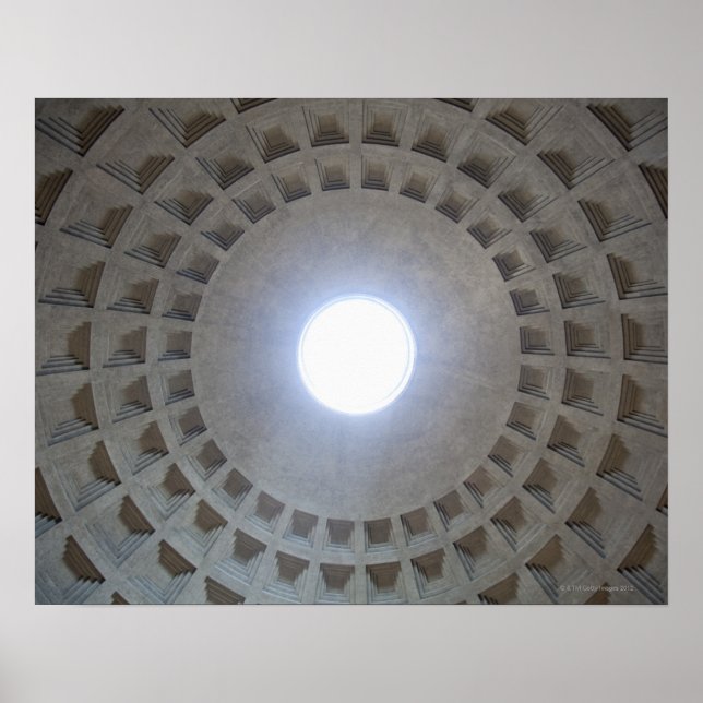 Poster Le Panthéon est construit selon (Devant)