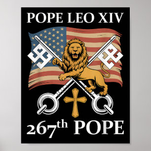 Poster Le Pape du Vatican Leo Xiv - Le 267ème Pape