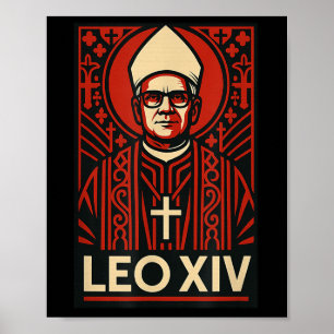 Poster Le Pape Leo Xiv - Gras Graphisme Christian Catho