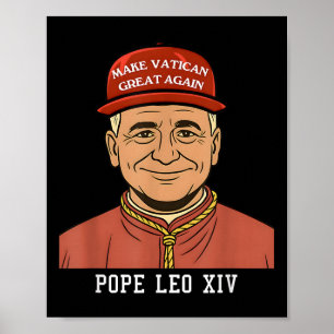 Poster Le Pape Leo Xiv Rendre sa grandeur au Vatican