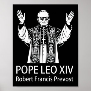 Poster Le pape Leo Xiv Robert Francis Prevost