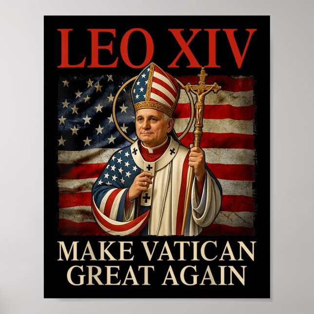Poster Le Pape Léon Xiv Rendre la grandeur du Vatican au  (Devant)