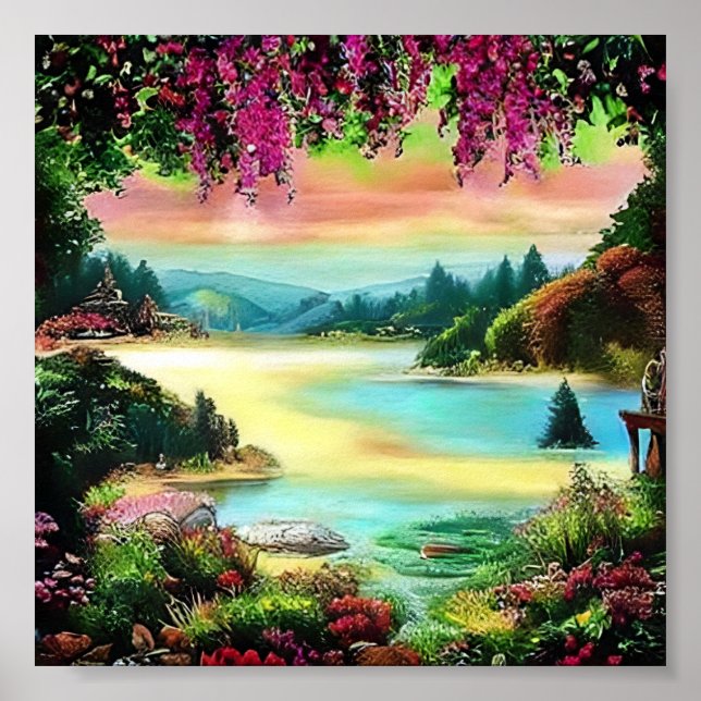 Poster Le paradis sur Terre - Un morceau de paradis chez  (Devant)