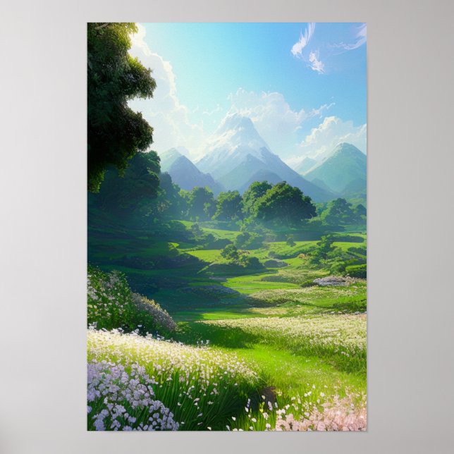 Poster Le paradis vert (Devant)