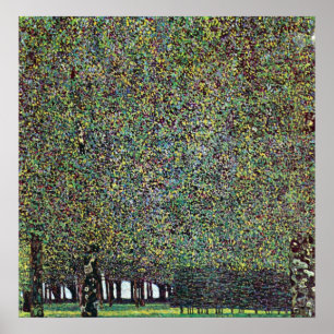 Poster Le parc de Gustav Klimt