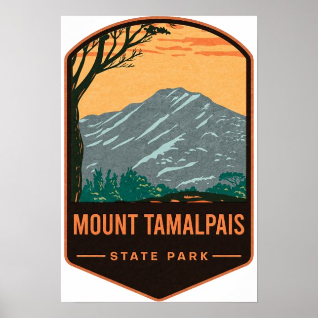 Poster Le Parc d'état du Mont Tamalpais (Devant)