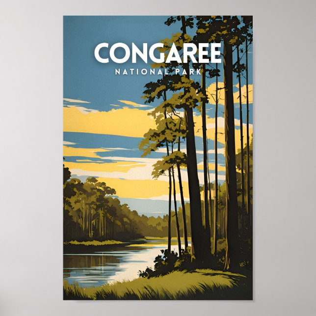 Poster Le Parc national de Congaree (Devant)