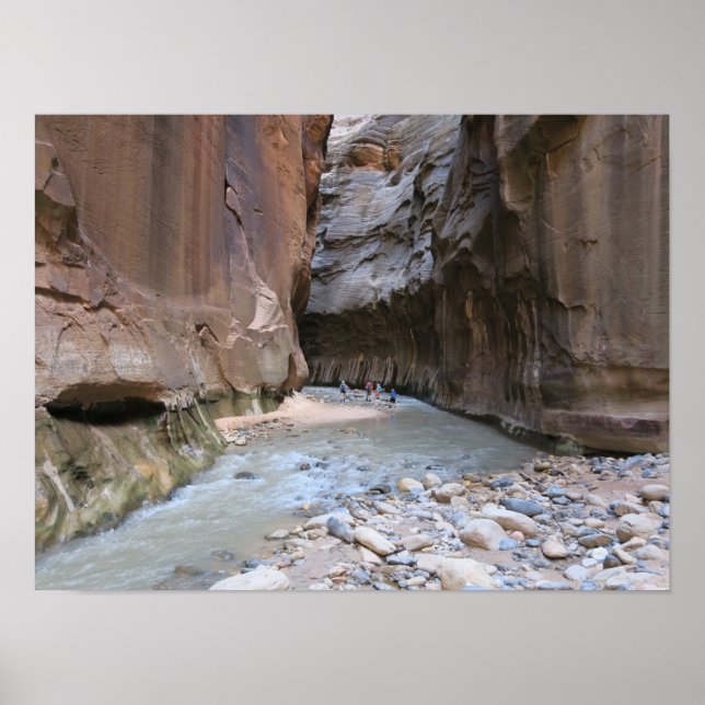 Poster Le Parc national de Narrows Zion (Devant)