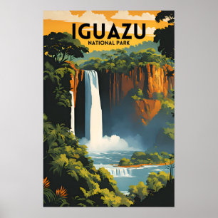Poster Le Parc national de Travel Iguazu