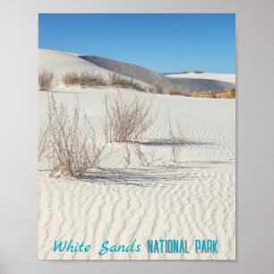 Poster Le parc national de White Sands