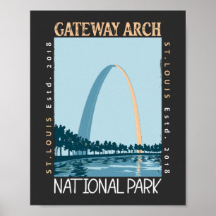 Poster Le parc national Gateway Arch est en danger