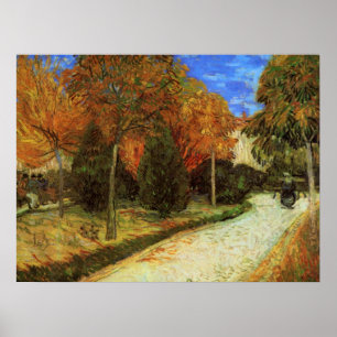 Poster Le parc public à Arles par Vincent van Gogh