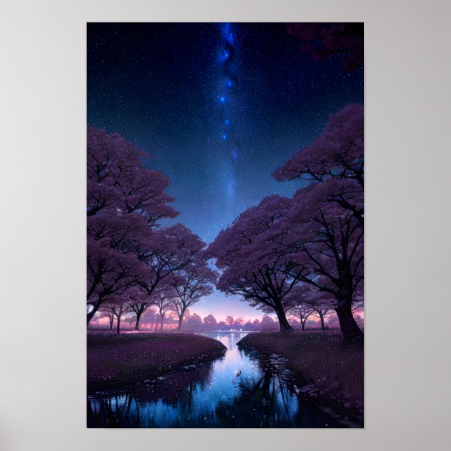 Poster Le parc Sakura de Starlit (Devant)