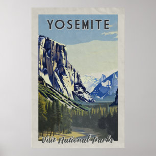 Poster Le parc Yosemite