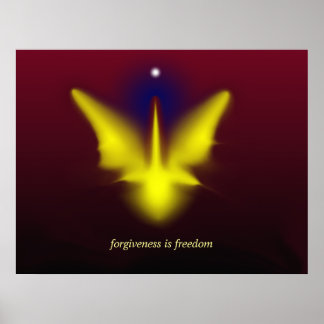 Poster le pardon est la liberté