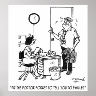 Poster Le patient n'a pas exhalé