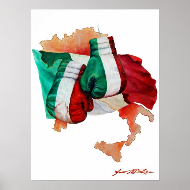 Poster Le patrimoine de la boxe italienne (Devant)