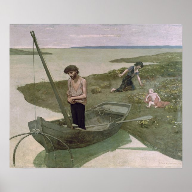 Poster Le pauvre pêcheur, 1881 (Devant)