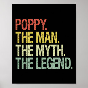 Poster Le Pavot L'Homme Le Mythe La Légende Les Pères Don