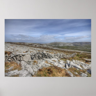 Poster Le paysage de Burren