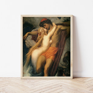 Poster Le Pêcheur et la Sirène   Frederic Leighton