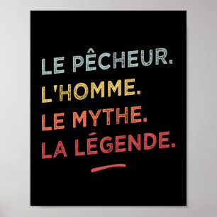 Poster Le pêcheur l'homme le mythe la légende
