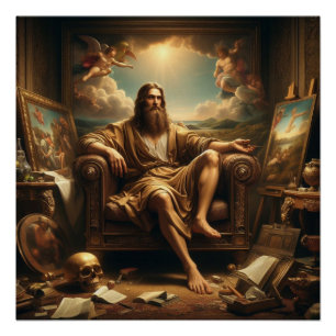 Poster Le peintre