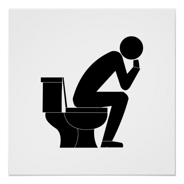 Poster Le penseur (Devant)