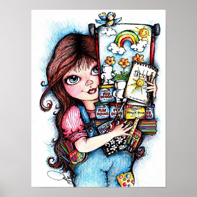 Poster Le Petit Artiste (Devant)