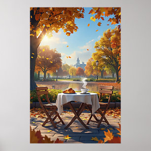 Poster Le petit-déjeuner d'automne
