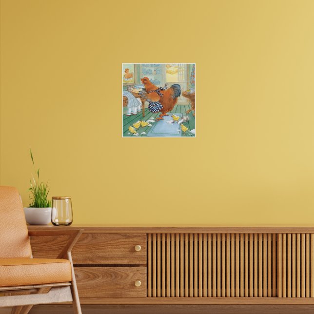 Poster Le petit djinn rouge (Salon 2)