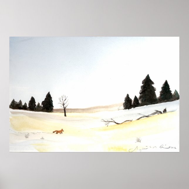 Poster Le Petit Renard (Devant)