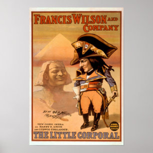 Poster "Le petit" théâtre corporel de sphinx de l'Egypte