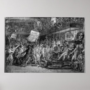 Poster Le peuple parisien envahit les Tuileries