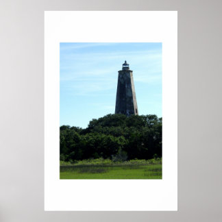 Poster Le phare de Bald Head Island