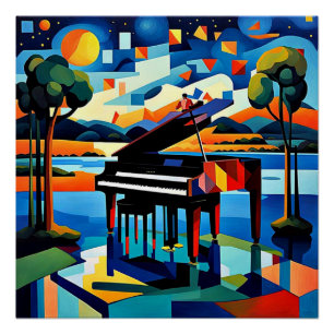 Poster Le piano attend 5