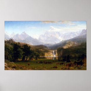 Poster Le pic Albert Bierstadt Landers