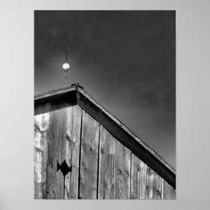 Poster Le pic de la grange contre le ciel