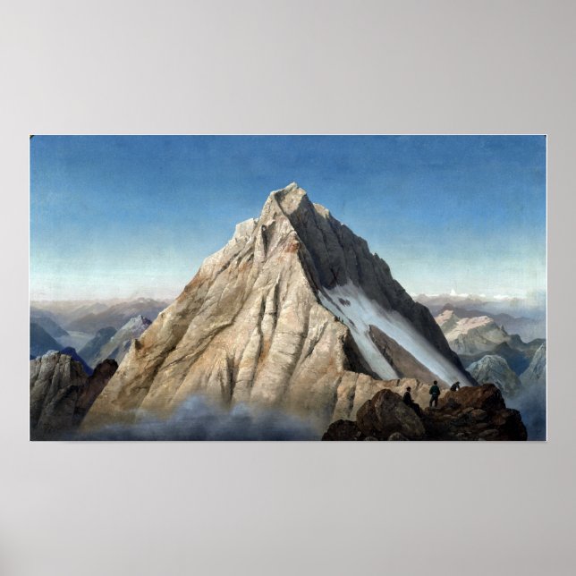 Poster Le pic Marko Pernhart du mont Triglav (Devant)