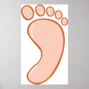 Poster Le pied des droits de l'homme